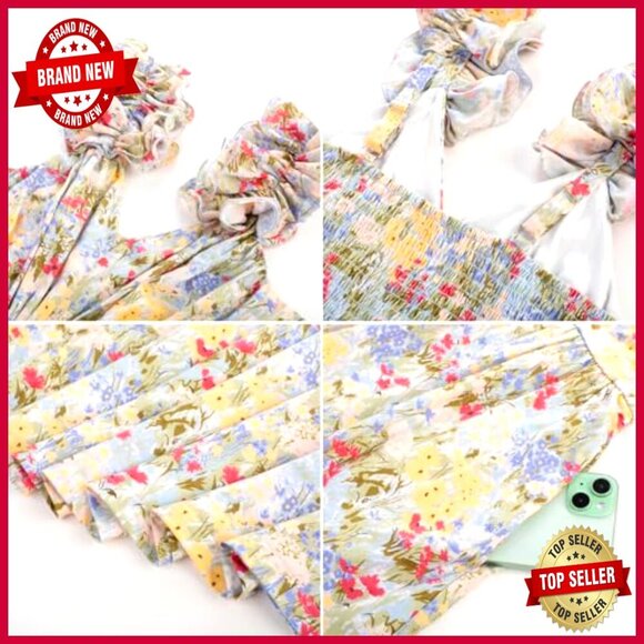 Floral Maxi Dress Elegant Wedding Guest Formal Summer Casual with Pockets - Picture 4 of 7